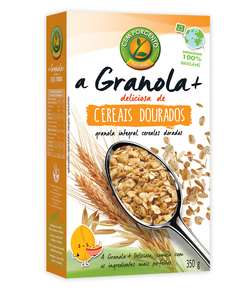 granola + deliciosa cereais dourados 350g